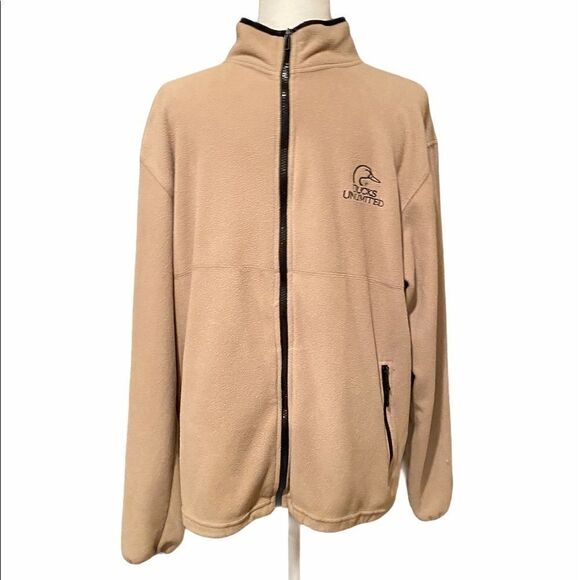 Ducks Unlimited Zipper Front Jacket Men’s Size Large - Picture 1 of 6
